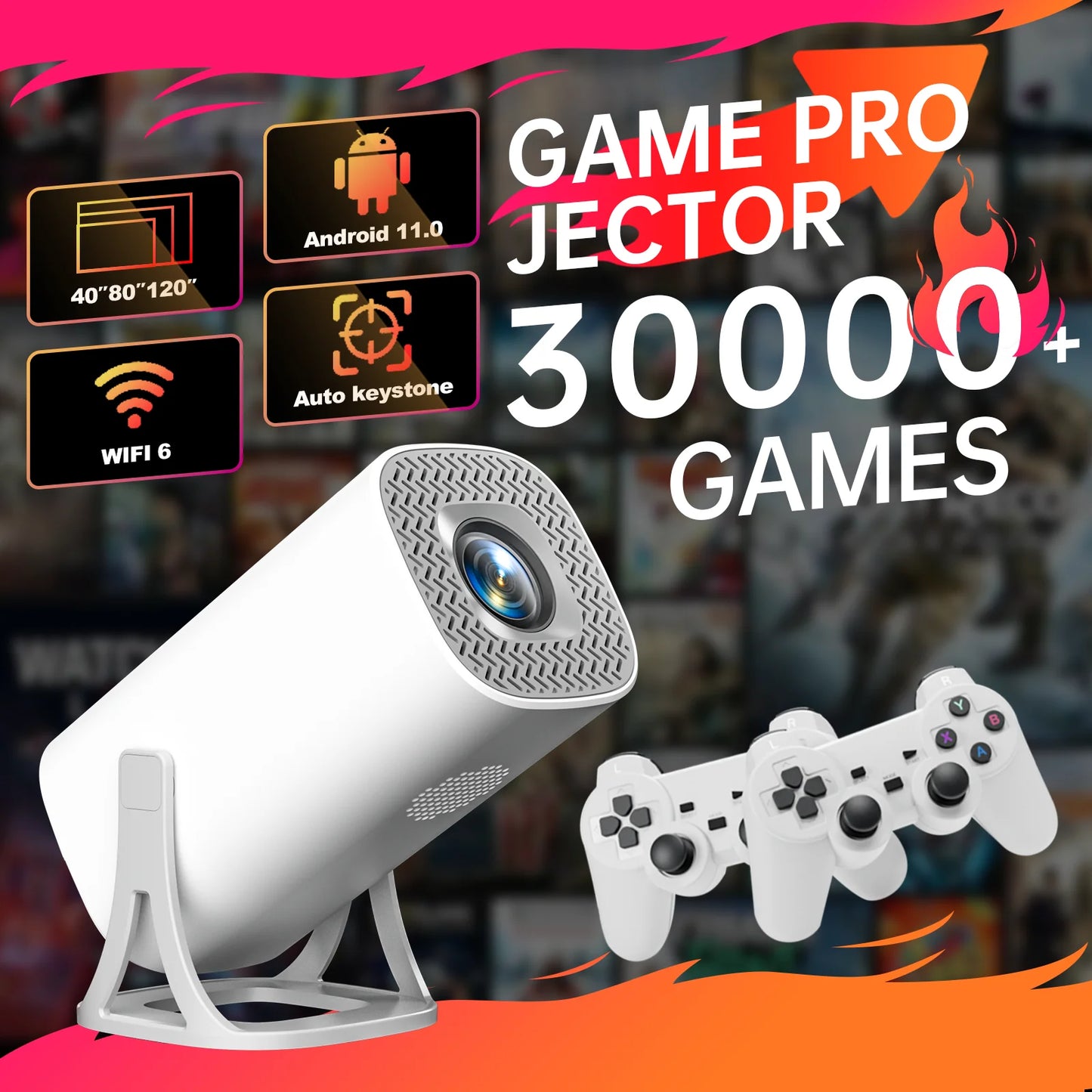 Projector Android 11 Gaming