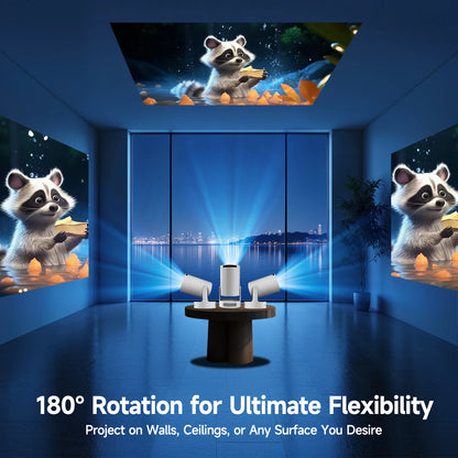 Magcubic 4K Wifi6 Projector Android11 260 ANSI Dual WIFI Allwinner H713 BT5.0 1280*720P Home Cinema Outdoor portable HY300 Pro +